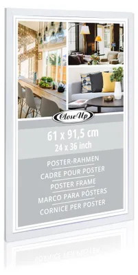 Zdjęcie produktu dla Ramka na plakat 61 x 91,5 cm dekor drewniany biały