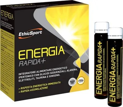 Immagine prodotto di Ethicsport Energia Rapida+ 10 Flaconcini 25 Ml