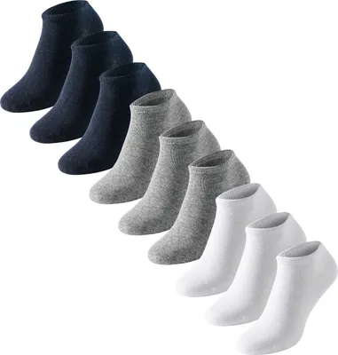 Produktbild von Schiesser Damen 9 Pack Damensneaker sortiert 1 Pack (Mehrfach) Gr. 400