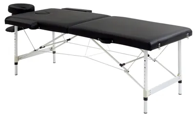 Image de Table de massage - Table de traitement - Lit de massage - Lit de thérapie - Pliable - Hauteur réglable de 59 à 84 cm