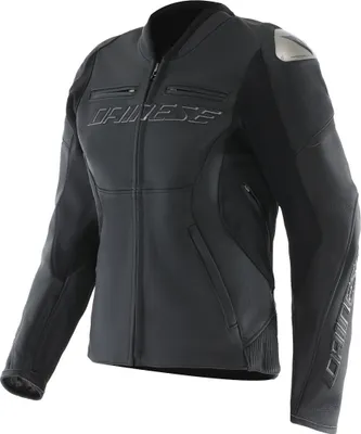 Obrázok produktu pre Dainese Racing 5 dámska kožená bunda na motorku, čierna, 40
