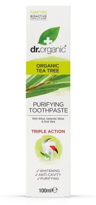 Obrázek produktu pro Dr.Organic Zubní pasta s bio Tea Tree olejem (100ml), 29043