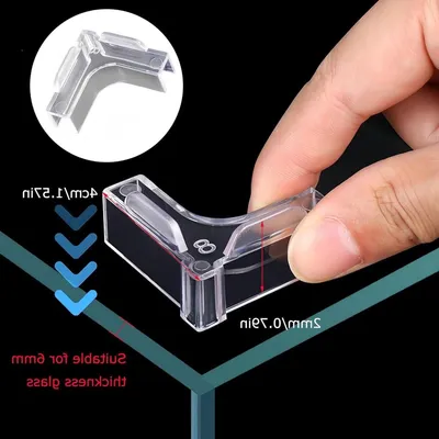 Set von 8 Transparenten Acrylgläsern Schutzwerkzeuge für Aquarienrandschutz - 6 mm Dicke, Langlebig und Sicher