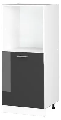 Obrázek produktu pro Skříňka na vestavěnou troubu Vicco R-Line Antracitový vysoký lesk 60 cm, Model 37791