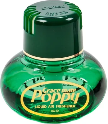 Produktbild von Original Poppy Lufterfrischer, mit Klebepad, Inhalt 150 ml, für Heim, LKW, PKW, Boot, Wohnmobil, Büro, Duftnote Pinie