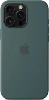 Image de Apple Silicone Backcover MagSafe pour Apple iPhone 16 Pro Max - Lake Green