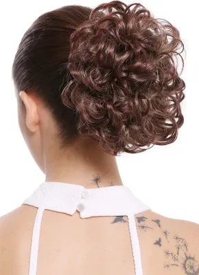Produktbild von WIG ME UP Dutt Locken Volumen Zopf kurz Braun Blond Mix Q0147-25T33