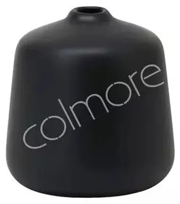 Immagine prodotto di Vaso in alluminio, finitura opaca nera, dimensioni 23x23x23