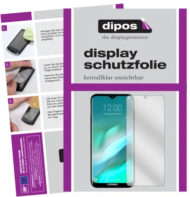 Produktbild von 6x Schutzfolie für Doogee X90 klar Displayschutzfolie Folie Display Schutz dipos