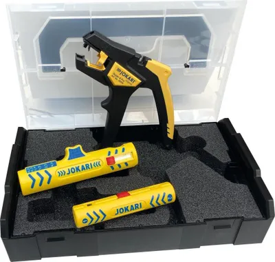 Produktbild von JOKARI Kabelverarbeitungs-Set 3-teilig Super 4 Pro Coaxi No. 1 SECURA No. 15