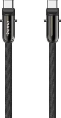 Image de Câble USB-C et lanière pour portable, solution 2 en 1, 1,2 m, noir