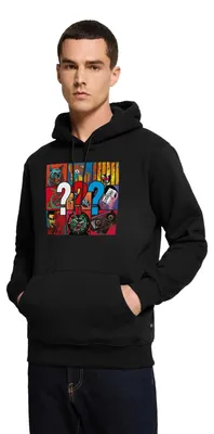Produktbild von Spreadshirt Die Drei Fragezeichen Covermotive Herren Premium Hoodie, XXL, Schwarz