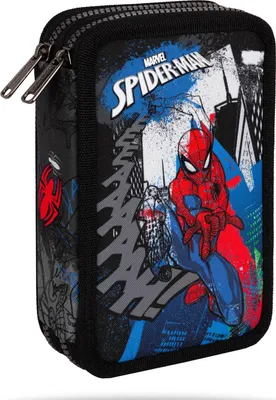Immagine prodotto di McNeill astuccio per matite Jumper 2 Pencil Case with Two Compartments Spider Man nero