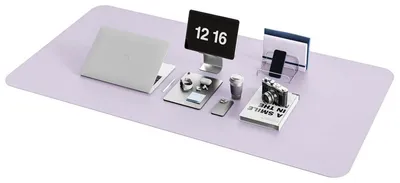 Produktbild von Schreibtischunterlage Lederoptik Helllila 120x60cm
