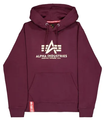 Produktbild von Alpha Industries Herren Basic Hoodie, Dark Cherry, XS