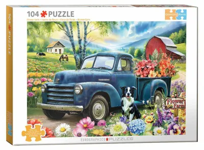 Immagine prodotto di Eurographics Puzzle Blumenhof, 104 Teile, 36 x 26 cm, 6704-6122