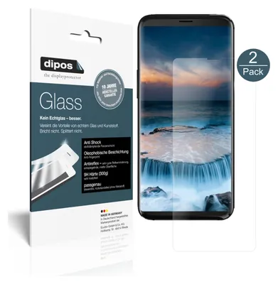 Produktbild von 2x Schutzfolie für Uhans i8 Pro matt - Anti-Shock 9H Folie dipos Glass