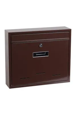 Immagine prodotto di cassetta postale marrone 31x36x9cm