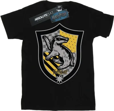 Produktbild von Harry Potter - "Hufflepuff" T-Shirt für Herren BI29969 (3XL) (Schwarz)