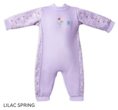Image de Combinaison de bain chaude Splash About pour bébé, couleur lilas, taille 12-24 mois