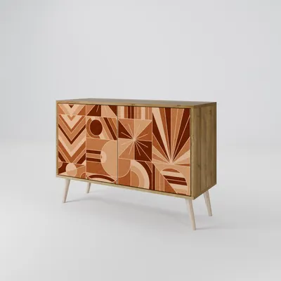 Immagine prodotto di Cassettiera Spacerebels a 2 ante - credenza cassettiera - credenza alta - mobile guardaroba - soggiorno camera da letto - 57,5×111×42 (HxLxP)