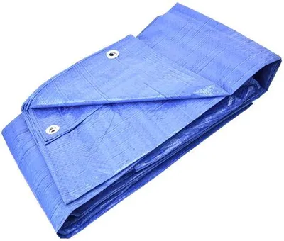 Obrázok produktu pre Unyqoos® Modrá multifunkčná ochranná plachta do záhrady a na kempovanie, 2 x 4 metre