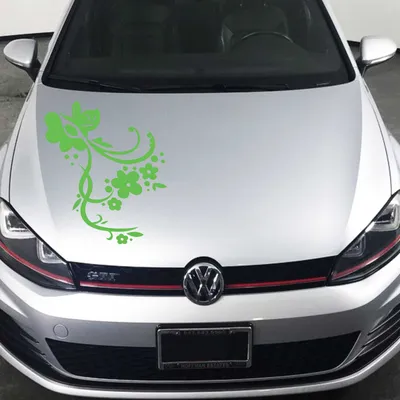Produktbild von Aufkleber - Autoaufkleber "Rankelement Vera" 50cm x 36cm lindgrün - Tuning Carystyling Heckscheibe Auto