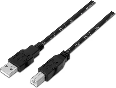 Image de Aisens - câble d'imprimante usb 2.0, type a/m-b/m, noir, 4,5m