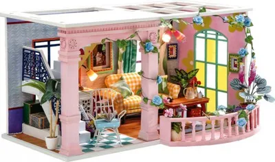 Image de Maison miniature Coin détente au grenier