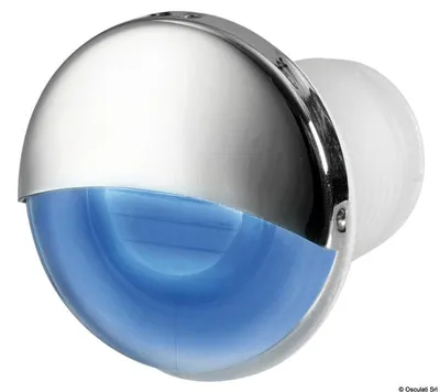 Obrázek produktu pro Orientační zapuštěné světlo LED, kulaté modré , 1 kus