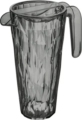 Produktbild von Koziol Superglas Kanne Club, Wasserkrug, Krug, Superglas, Transparent Grey, 1.5 L, 3687540