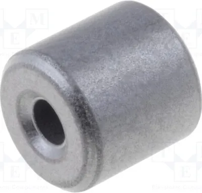 Image de 5 aimants en ferrite : cylindre, diamètre intérieur : 4 mm, diamètre extérieur : 7,9 mm, longueur : 12,8 mm, résistance enroulée : 66 Ω, modèle : RRH-79-40-128, type : cylindre