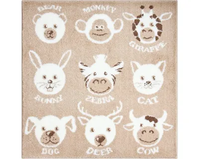 Obrázek produktu pro Koberec do koupelny Grund HAPPIES 100 x 100 cm béžová