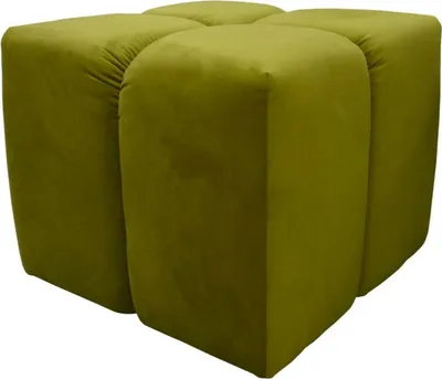 Produktbild von Casa Padrino Luxus Hocker / Sitzhocker Grün 60 x 60 x H. 50 cm - Wohnzimmermöbel