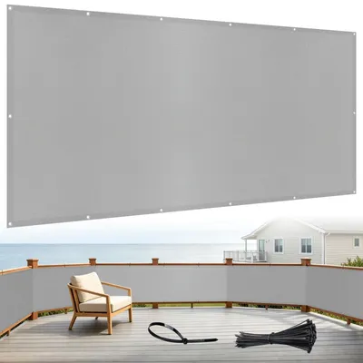 Immagine prodotto di Paravento balcone - Schermo privacy - Resistente alle intemperie - 100 x 600 cm - Antracite