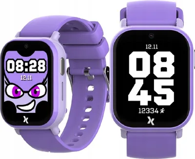 Zdjęcie produktu dla Smartwatch zegarek dla dzieci Maxcom FW49 Kiddo 2 4G fioletowy