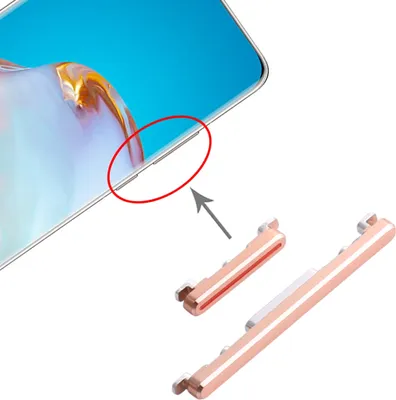 Image de Bouton d'alimentation pour Huawei P40 Pro doré (marche/arrêt et volume) - Pièce de rechange