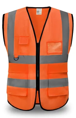 Produktbild von Sicherheitsweste Hohe Sichtbarkeit Reflektierend Orange Größe S