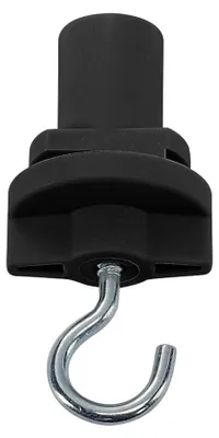 Zdjęcie produktu dla adapter 3P. z hakiem do szyny S-Track 3P. czarny