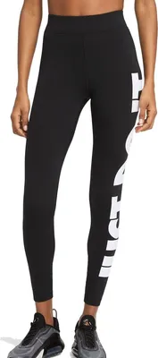 Produktbild von Nike Just Do It Essential Legging Damen - Schwarz / Weiß | Größe: L