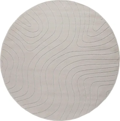 Obrázok produktu pre vidaXL Koberec PALMERAS krémový Ø 200 cm polyester
