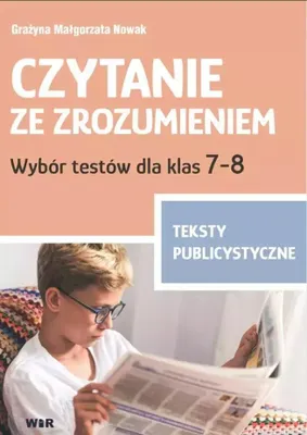 Imagen del producto de Czytanie ze zrozumieniem kl. 7-8 SP Publicystyka