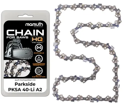 Produktbild von Sägekette 40cm 1.1mm 3.8"" 57TG für Parkside PKSA 40-Li A2