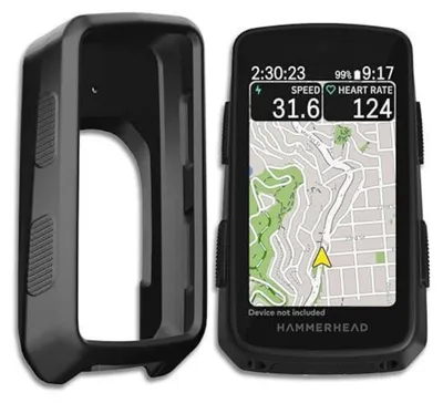 Immagine prodotto di Custodia protettiva in silicone per il computer da bicicletta Hammerhead Karoo 3 - colore nero