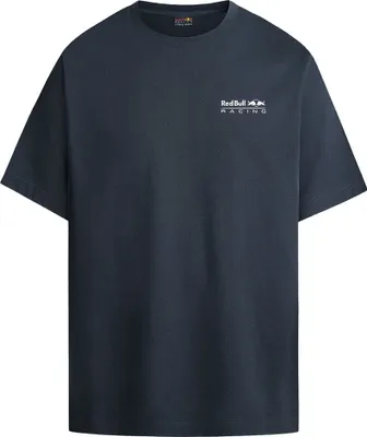 Image de T-shirt à manches courtes Red Bull Racing, équipe de ravitaillement, couleur gris, taille M (homme)