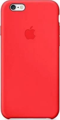 Produktbild von Apple iPhone 6 Silicone Case MGQH2ZM/A rot