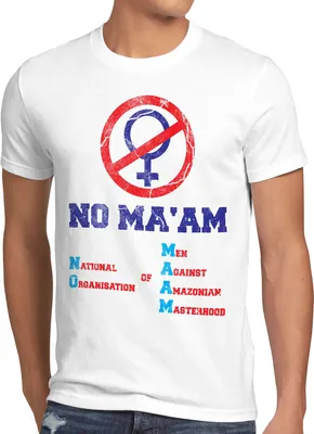 Produktbild von style3 Bundy NO MAAM Herren T-Shirt Vatertag Gruppen-Kostüm Fasching Karneval Männer-Umzug