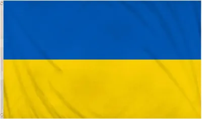 Produktbild von Ukraine Flagge 90 x 150 cm in Blau-Gelb für Feste, Sportevents und Dekoration