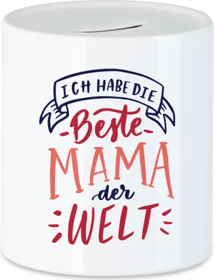 Produktbild von Ich Habe Die Beste Mama Der Welt Spardose Muttertag Geschenkidee Beste Mutter Lieblingsmama