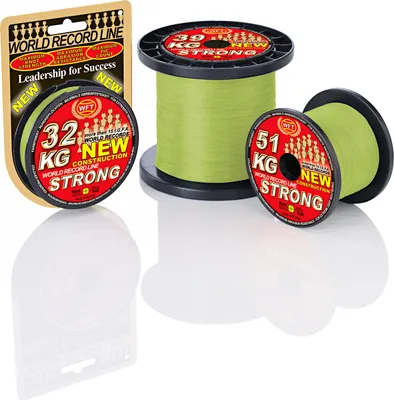 Obrázok produktu pre WFT rybársky vlasec KG Strong (chartreuse) Ø mm: 0,22; tr. kr. kg: 32,0; dĺžka m: 600